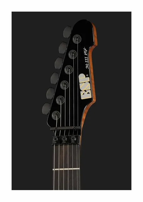 ESP M-III FR FM SD BH BLOOD MOON, manico e tastiera visti di lato