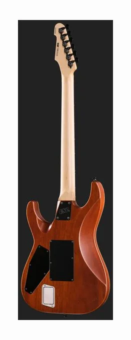 ESP M-III FR QM FSH BH Tiger Eye, corpo e verniciatura in primo piano