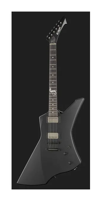 ESP Snakebyte BLKS James Hetfield, curve del body viste dall'alto