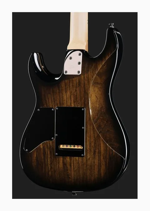 ESP Snapper CTM Poplar Burl NBB, capotasto e prime posizioni della tastiera