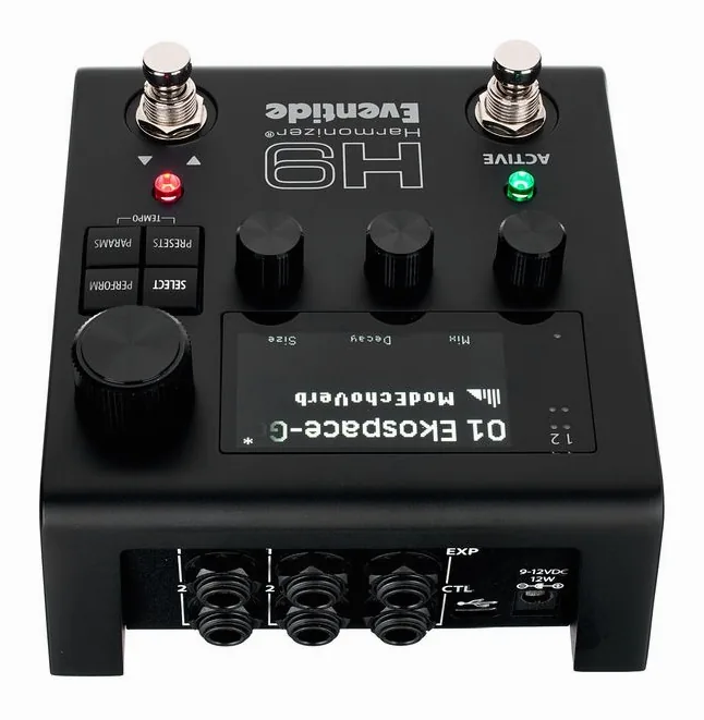 Eventide H9 Harmonizer Gen 2, connettori sul retro dell'unita