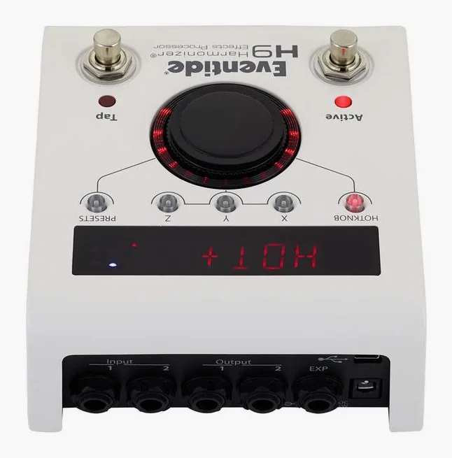 Eventide H9 Max Harmonizer, manopole viste dall'alto