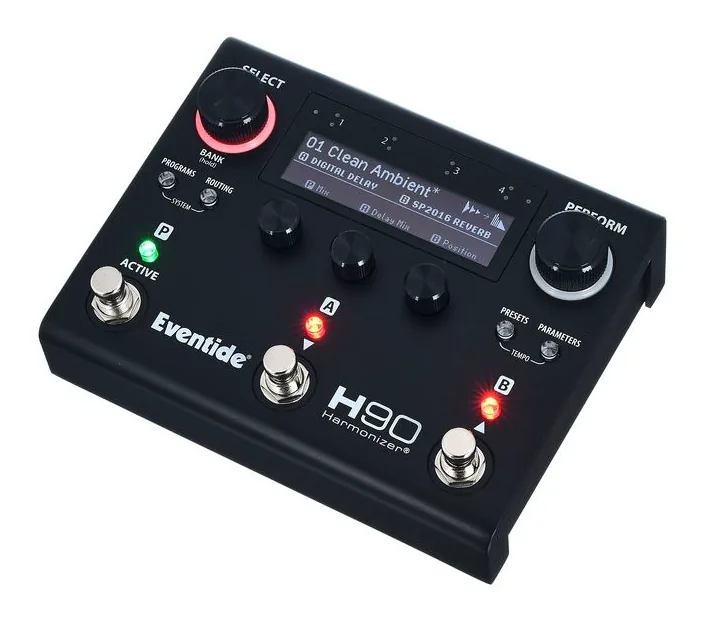 Eventide H90 Harmonizer Dark LTD, grafica del pannello superiore