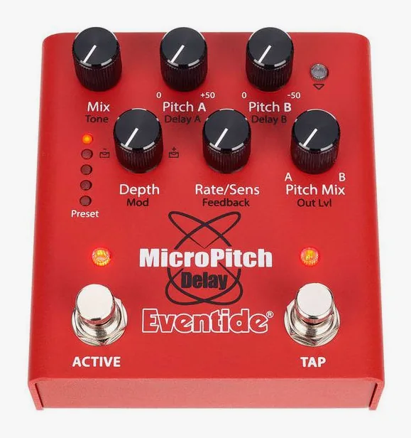 Eventide MicroPitch Delay, connettori sul retro dell'unita