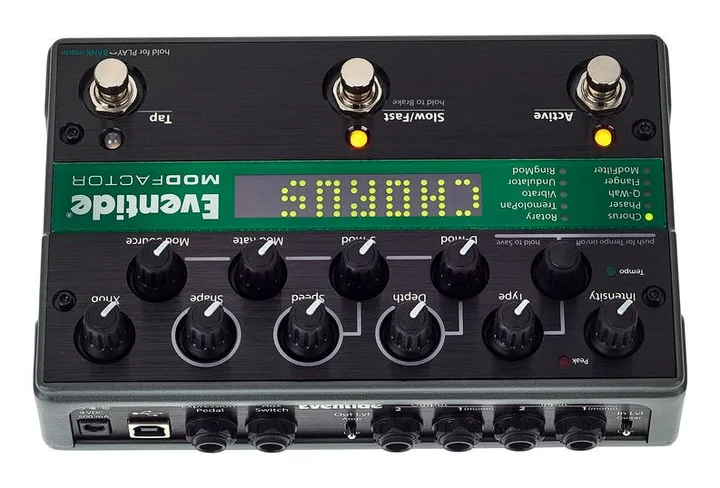 Eventide ModFactor, retro con le prese di collegamento
