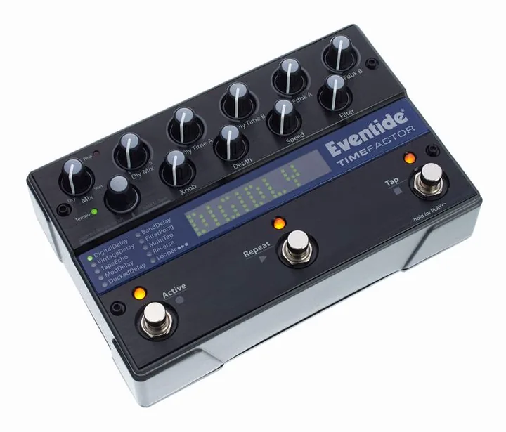 Eventide TimeFactor, manopole viste dall'alto