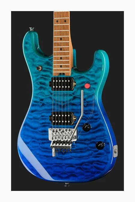 Evh 5150 DX Baked Maple PCDR, manico e tastiera visti di lato