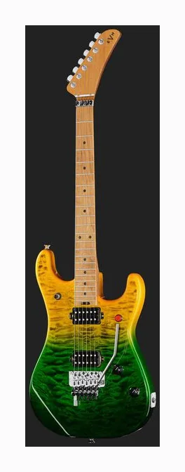 Evh 5150 DX Baked Maple LMZ, corpo e verniciatura in primo piano