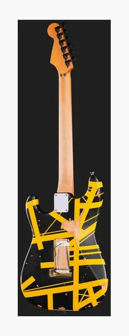 Evh Frankie Striped MN Relic B/Y, selettore pickup e jack di uscita