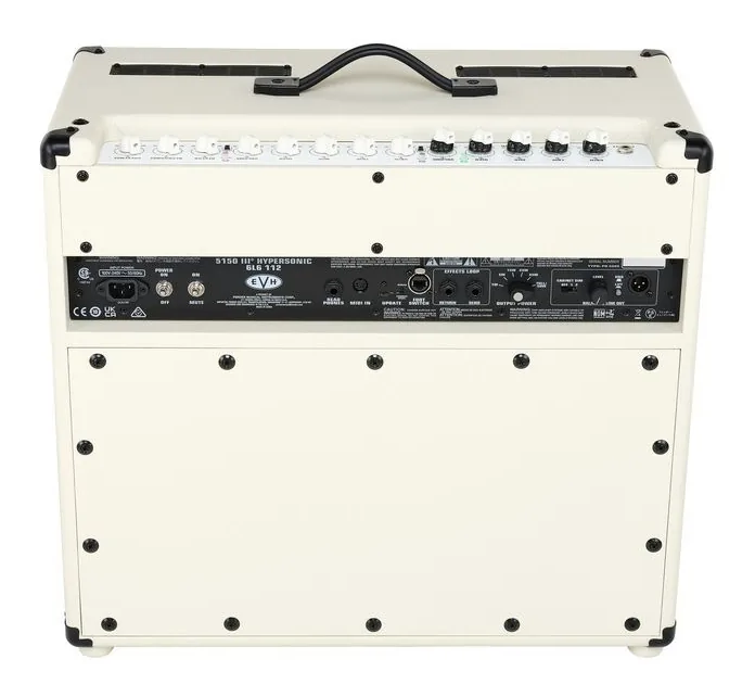 Evh 5150 Hypersonic 1x12 6L6 Combo, vista dall'alto della testata