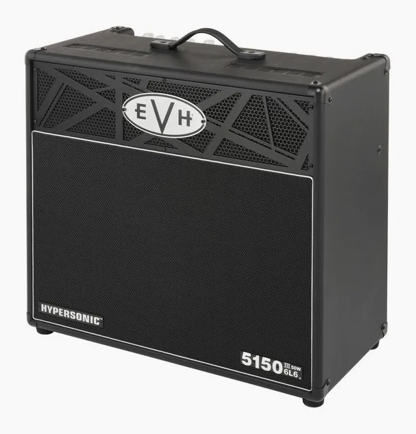 Evh 5150 Hypersonic 1x12 6L6 BK, vista laterale del cabinet