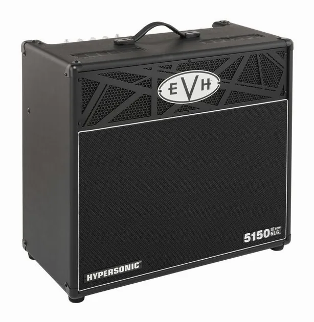 Evh 5150 Hypersonic 1x12 6L6 BK, vista laterale del cabinet