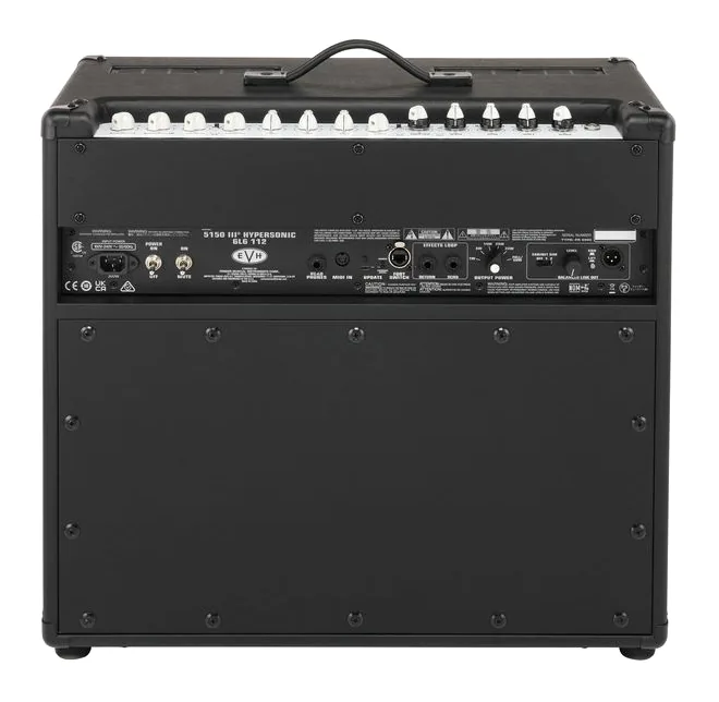 Evh 5150 Hypersonic 1x12 6L6 BK, manopole e selettore dei canali