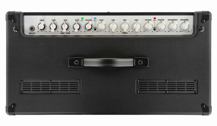 Evh 5150 Hypersonic 1x12 6L6 BK, pannello dei controlli in primo piano
