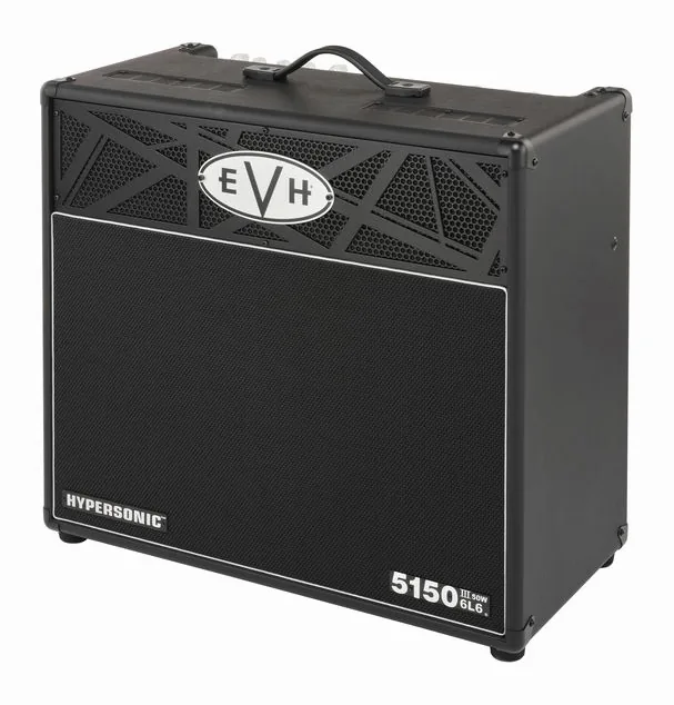 Evh 5150 Hypersonic 1x12 6L6 BK in primo piano frontale