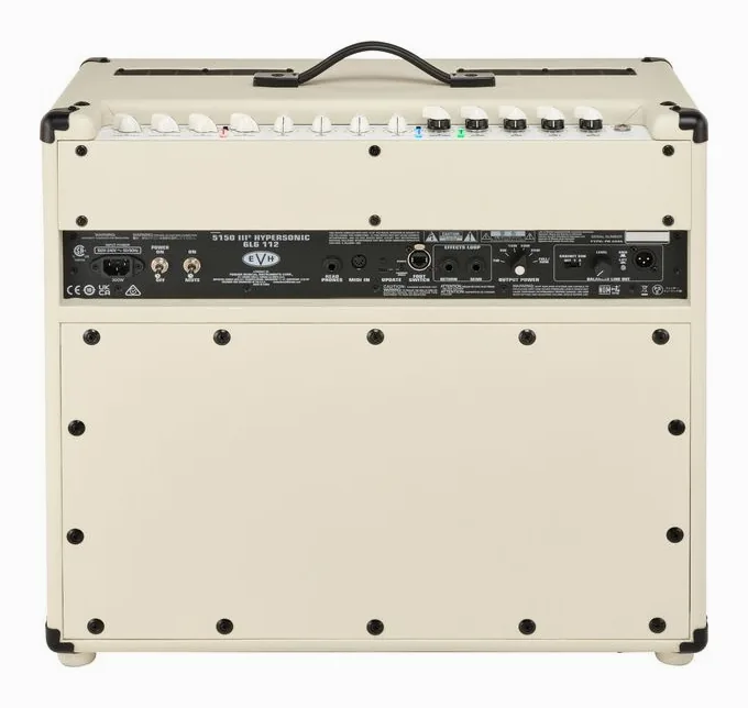 Evh 5150 Hypersonic 2x12 6L6 IVY, pannello dei controlli in primo piano