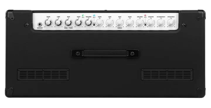 Evh 5150 Hypersonic 2x12 6L6 BK, pannello dei controlli in primo piano