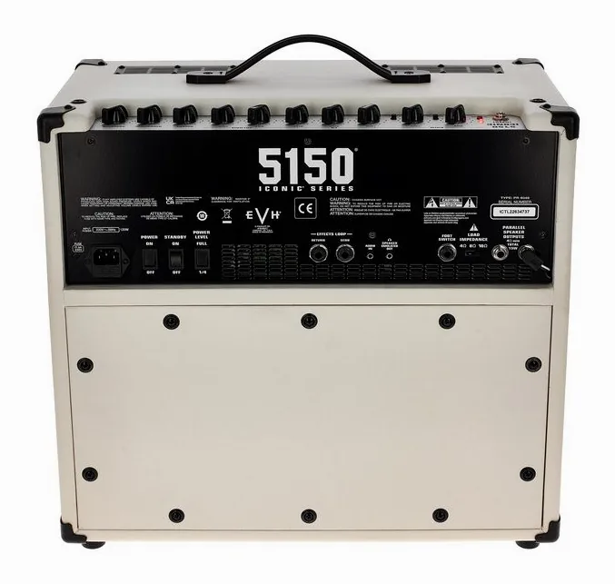 Evh 5150 Iconic 15W 1X10 Combo IVY, manopole e selettore dei canali