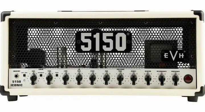 Evh 5150 Iconic 15W 6L6 Top IV, pannello dei controlli in primo piano