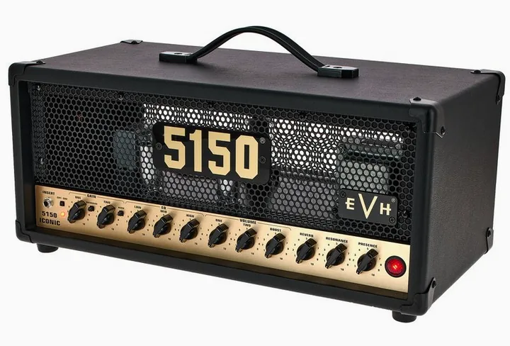 Evh 5150 Iconic 15W EL34 Top, angolo del cabinet
