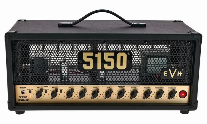 Evh 5150 Iconic 15W EL34 Top, vista laterale del cabinet