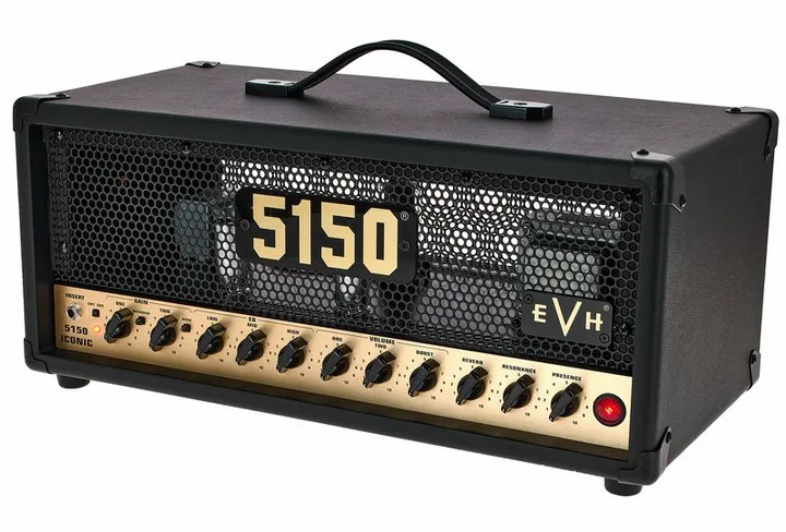 Evh 5150 Iconic 15W EL34 Top in primo piano frontale