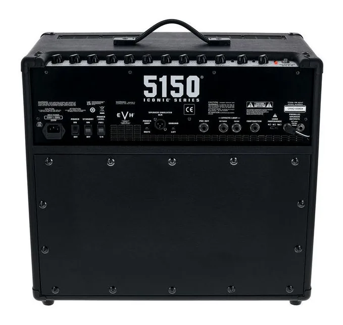 Evh 5150 Iconic 40W 1x12 Combo BK, manopole e selettore dei canali