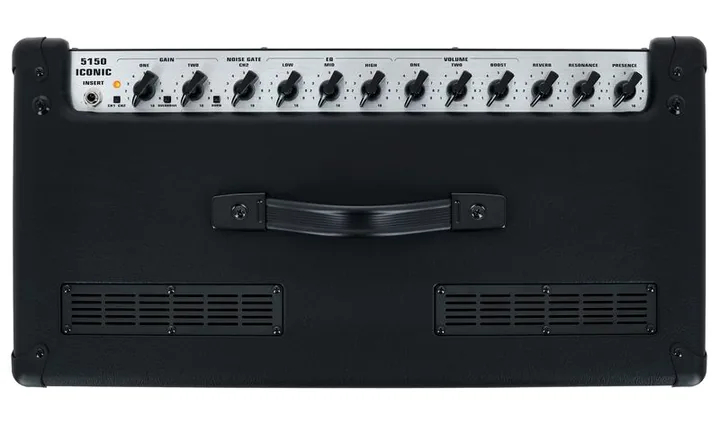 Evh 5150 Iconic 40W 1x12 Combo BK, retro con le prese di collegamento