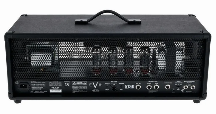 Evh 5150 Iconic 80W Top BK, manopole e selettore dei canali
