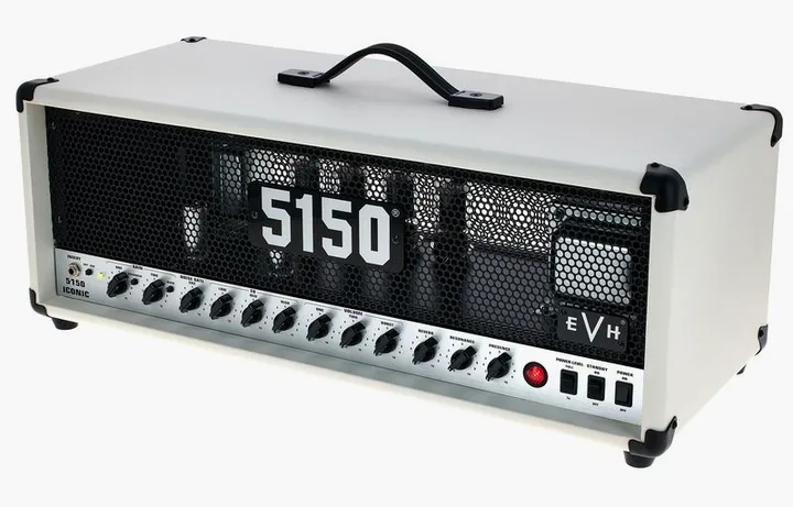 Evh 5150 Iconic 80W Top IV, retro con le prese di collegamento