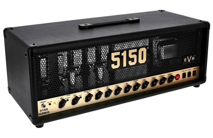 Evh 5150 Iconic EL34 80W Top BK, angolo del cabinet