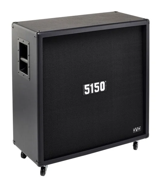 Evh 5150 Iconic Series 412 Cab BK, retro con le prese di collegamento