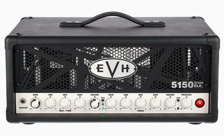 Evh 5150 III 50 W 6L6 Head BK, vista laterale del cabinet