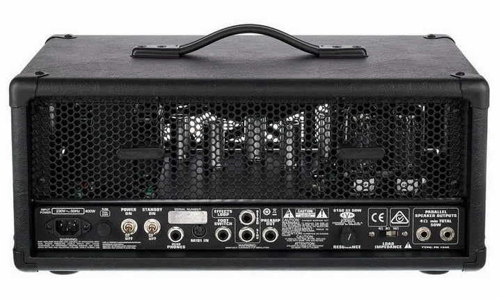 Evh 5150 III 50 W 6L6 Head BK, angolo del cabinet