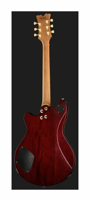 Evh SA126 Standard Wine Red, profilo laterale del corpo