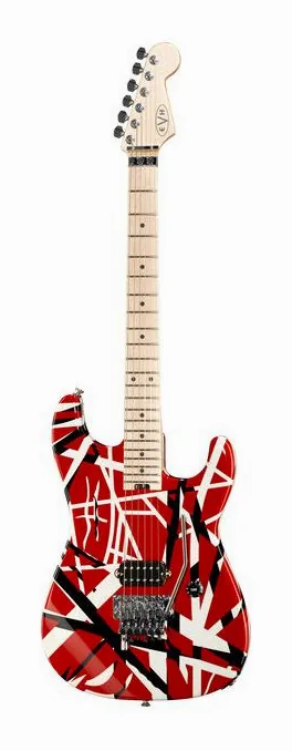 Evh Stripe Red visto di fronte