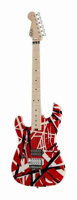 Evh Striped LH RBWS in primo piano frontale