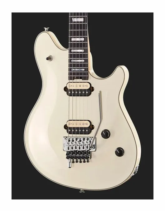 Evh Wolfgang USA Ivory, manico e tastiera visti di lato
