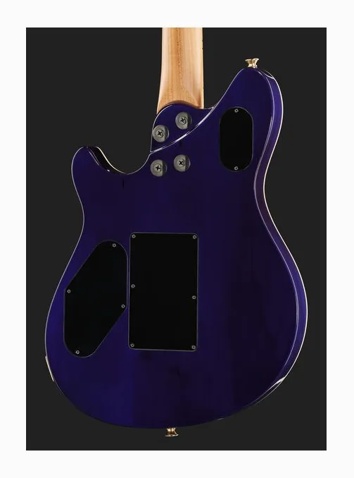 Evh Wolfgang Special QM Purple B, vista posteriore del corpo