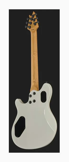 Evh Wolfgang Std T.O.M Cream White, curve del body viste dall'alto