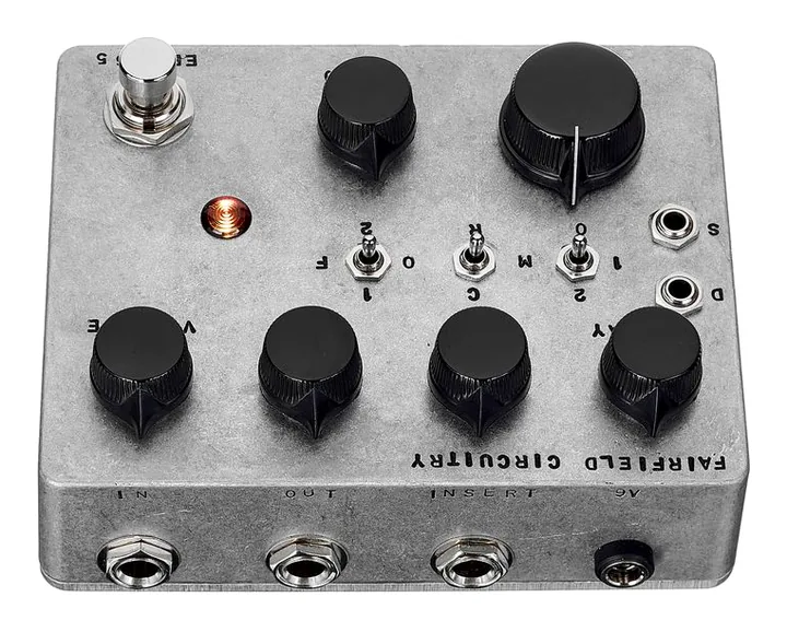 Fairfield Circuitry Placeholder Analog Reverb, connettori sul retro dell'unita