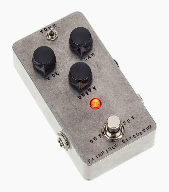 Fairfield Circuitry The Barbershop Overdrive, connettori sul retro dell'unita