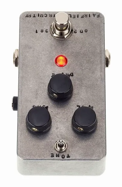 Fairfield Circuitry The Barbershop Overdrive, grafica del pannello superiore