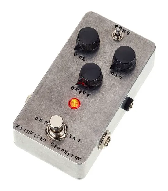 Fairfield Circuitry The Barbershop Overdrive in primo piano frontale