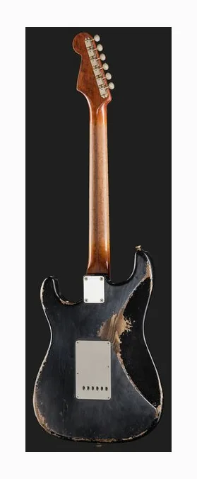 Fender 50s Strat BKoVBL Relic MBAH, selettore pickup e jack di uscita