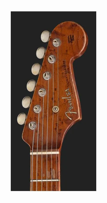 Fender 50s Strat BKoVBL Relic MBAH, pickup e manopole dei controlli