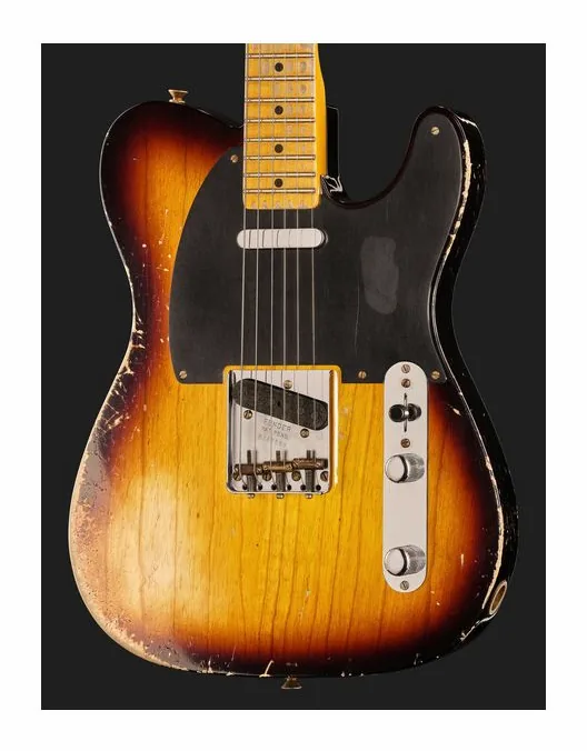 Fender 51 Nocaster 2TSB HR NAMM, corpo e verniciatura in primo piano