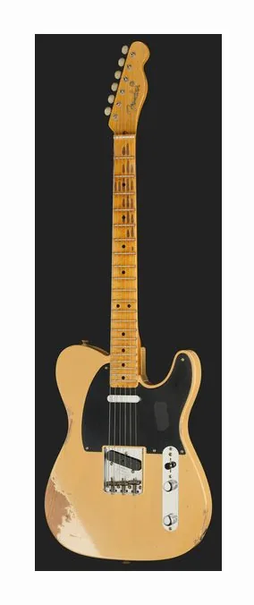 Fender 51 Nocaster Relic NBL MN, vista posteriore del corpo