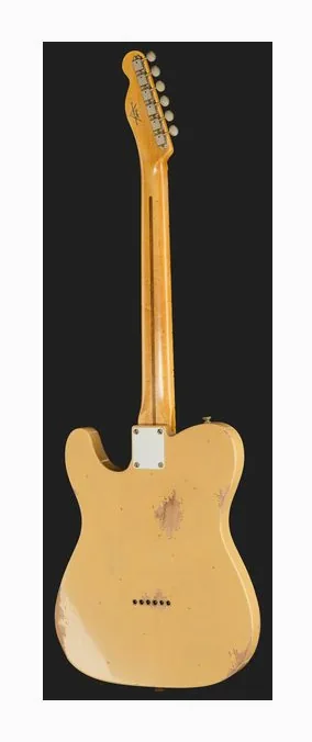 Fender 51 Nocaster Relic NBL MN, ponte e meccaniche di intonazione