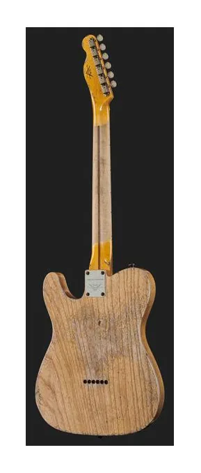 Fender 51 Tele HS AN Super Hvy Relic, curve del body viste dall'alto
